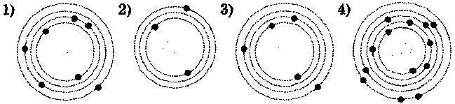 На рисунке изображены схемы четырех атомов черными. На рисунке изображена схема четырехкаскадного.